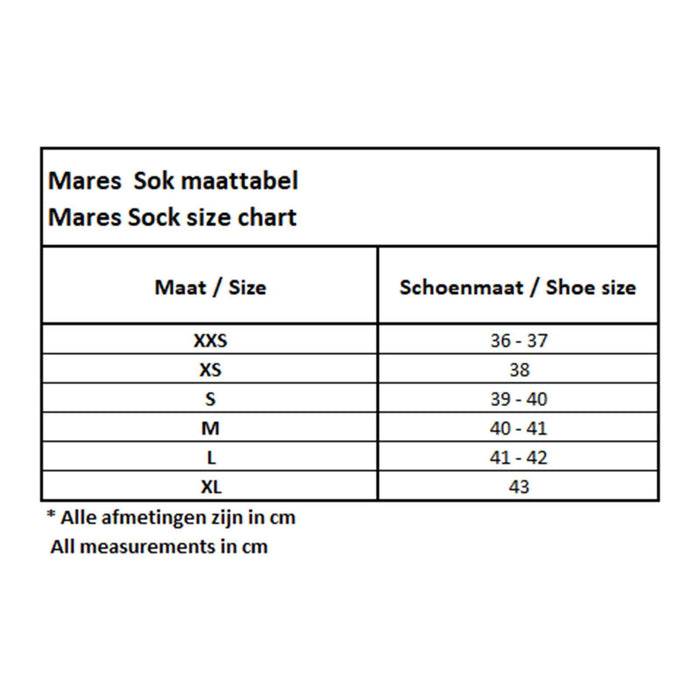 Calzari Apnea Flex 5 mm Nero XL-XXL Mares 422656XL-XXL
