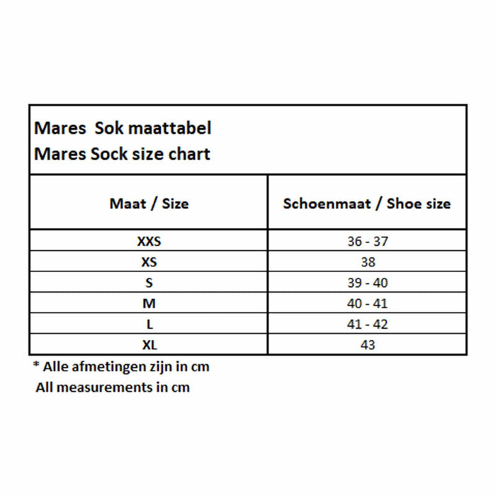 Freediving Socks Flex 3mm Black XL-XXL Mares 422657XL-XXL