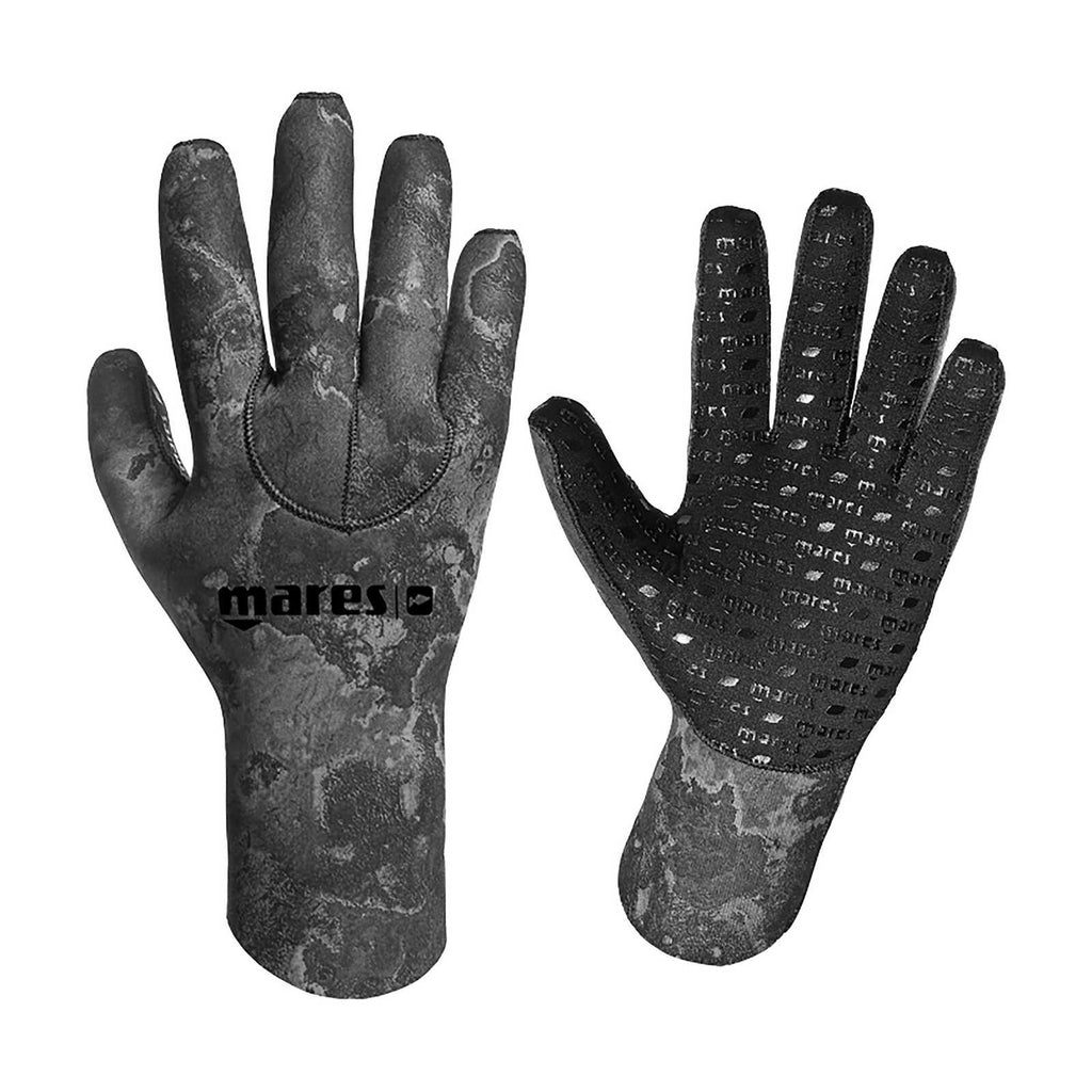 Guanti da apnea 3 mm mimetico nero L Mares 422665L