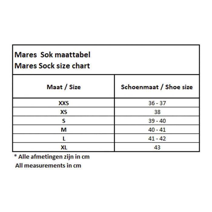 Freediving Socks 5-6mm Black XS-S Mares 422674XS-S