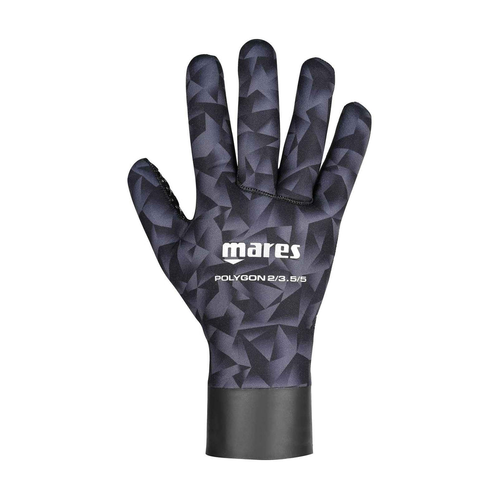 Gants d'apnée Polygon Bk 2-3,5-5mm Noir-Camo M Mares 422675M
