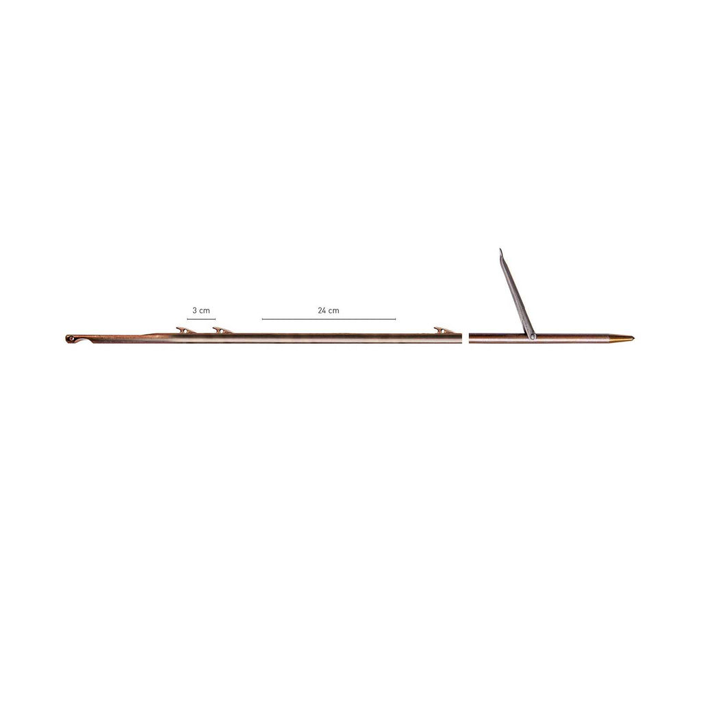 Asta con pinnette Strike 6,5 mm 140 cm Mares 423267140