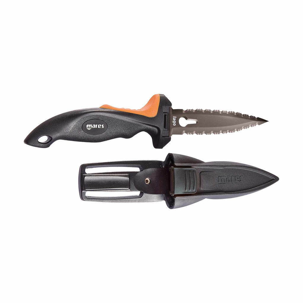 Coltello per pesca in apnea Iago Nero-Oliva Mares 425614