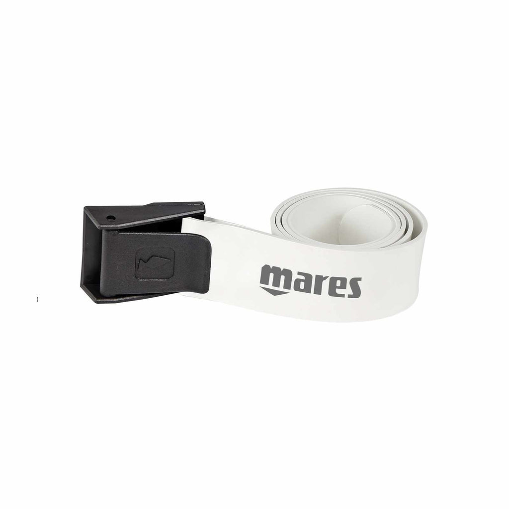 Ceinture de lest élastique avec boucle en nylon blanche Mares 425812WH