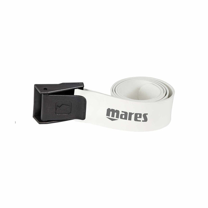 Ceinture de lest élastique avec boucle en nylon blanche Mares 425812WH