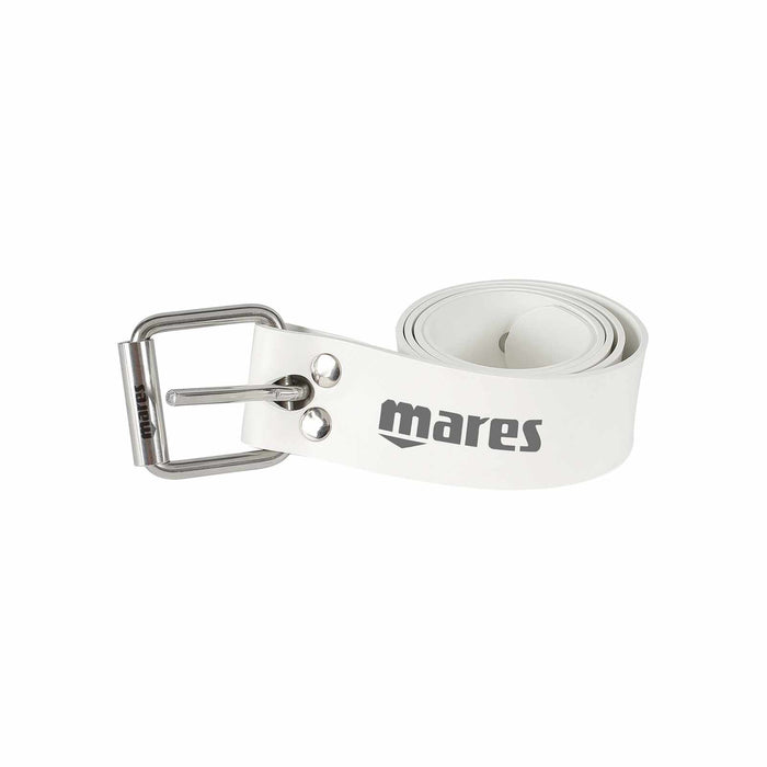 Elastic Belt With Marseillaise S.S. Buckle White Mares 425813WH