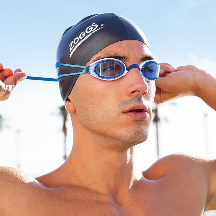Lunettes de natation Fusion Air Bleu-Blanc verres teintés bleus Zoggs 461012BLWHTBL