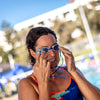 Lunettes de natation Fusion Air Bleu-Blanc verres teintés bleus Zoggs 461012BLWHTBL