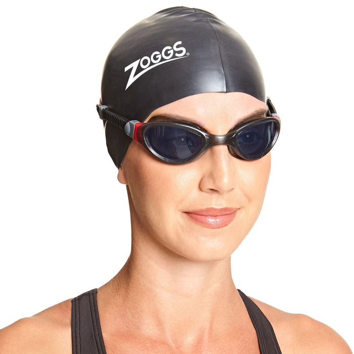 Occhialini da nuoto Phantom 2.0 Nero-Rosso Lenti fumo Zoggs 461031BKRDTSM