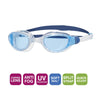 Occhialini da nuoto Phantom 2.0 Trasparente-Blu navy Lenti blu Zoggs 461031CLNVTBL