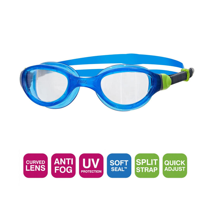 Occhialini da nuoto Phantom 2.0 Trasparente Lenti blu Zoggs 461031CLTBL