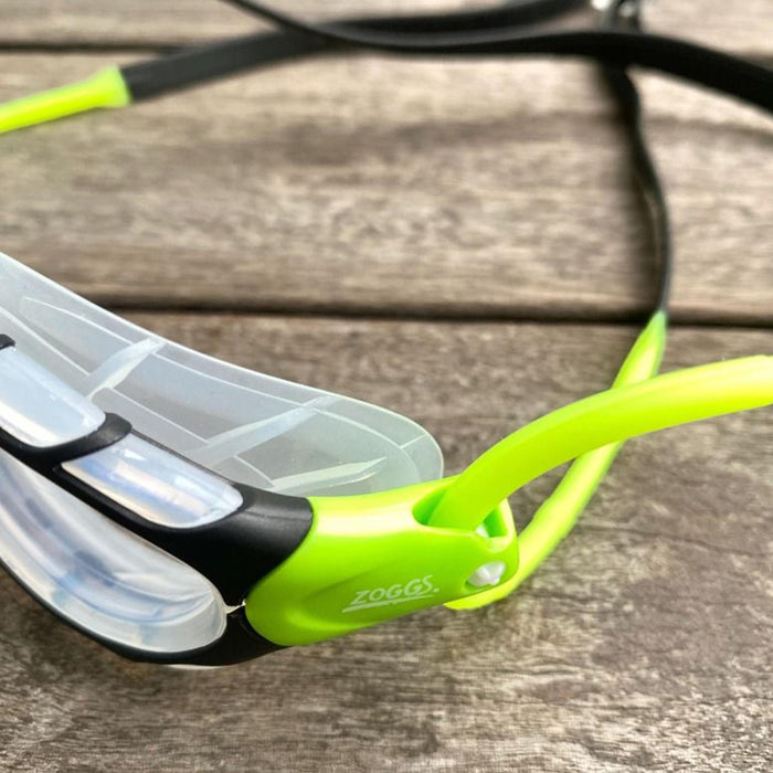 Lunettes de natation Predator Noir-Vert-Transparent Petite Zoggs 461037BKGNCLRS