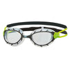 Lunettes de natation Predator Noir-Vert-Transparent Petite Zoggs 461037BKGNCLRS