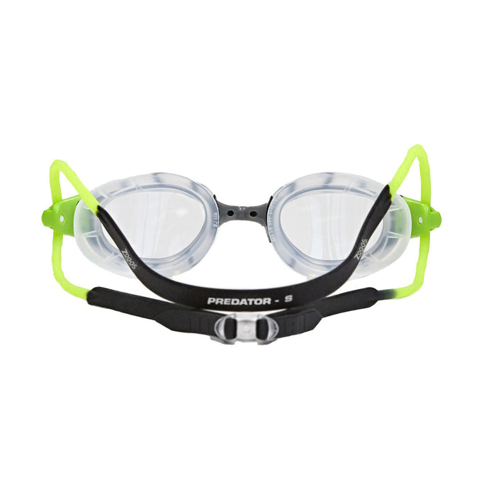 Lunettes de natation Predator Noir-Vert-Transparent Petite Zoggs 461037BKGNCLRS