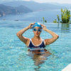 Lunettes de natation Predator Bleu-Blanc verres teintés fumés Standard Zoggs 461037BLWHTSMR