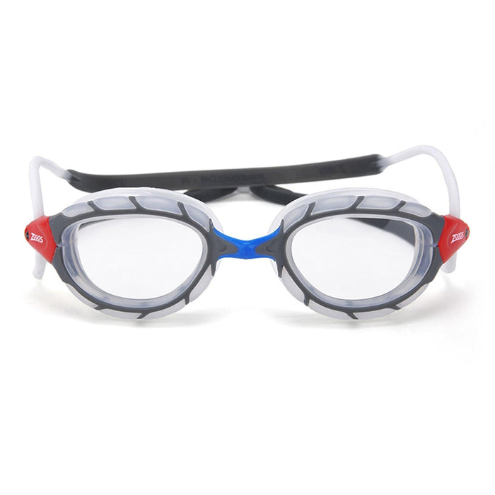 Lunettes de natation Predator Transparent-Gris Standard Zoggs 461037CLGYCLRR