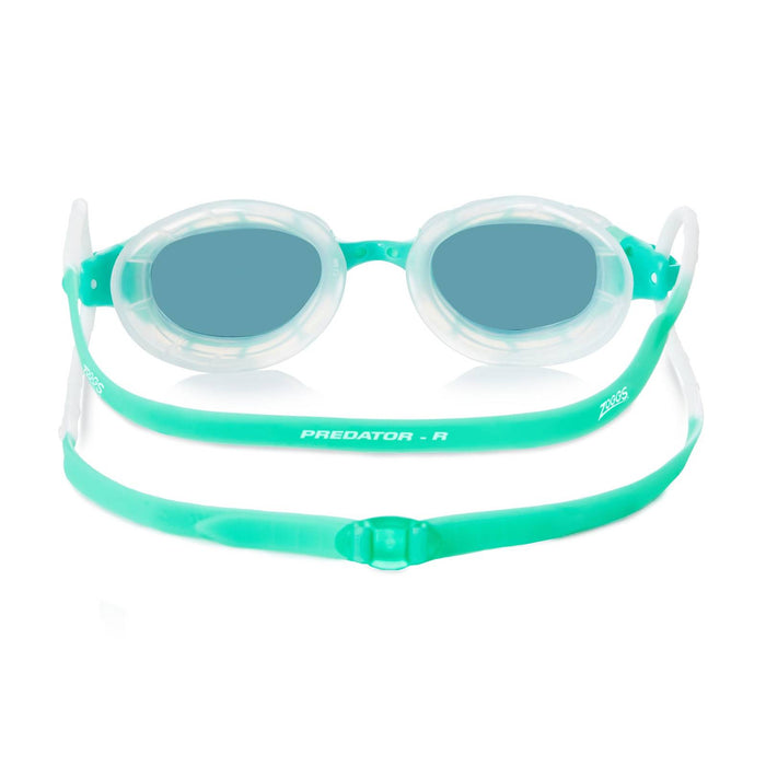 Lunettes de natation Predator Vert-Transparent verres teintés fumés Standard Zoggs 461037GNCLTSMR