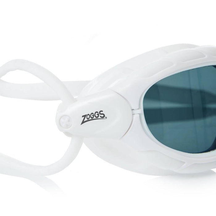 Lunettes de natation Predator Blanc verres fumés Standard Zoggs 461037WHTSMR