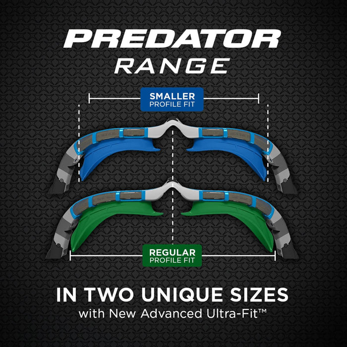 Swimming Goggles Predator White Smoked Lenses Small Zoggs 461037WHTSMS