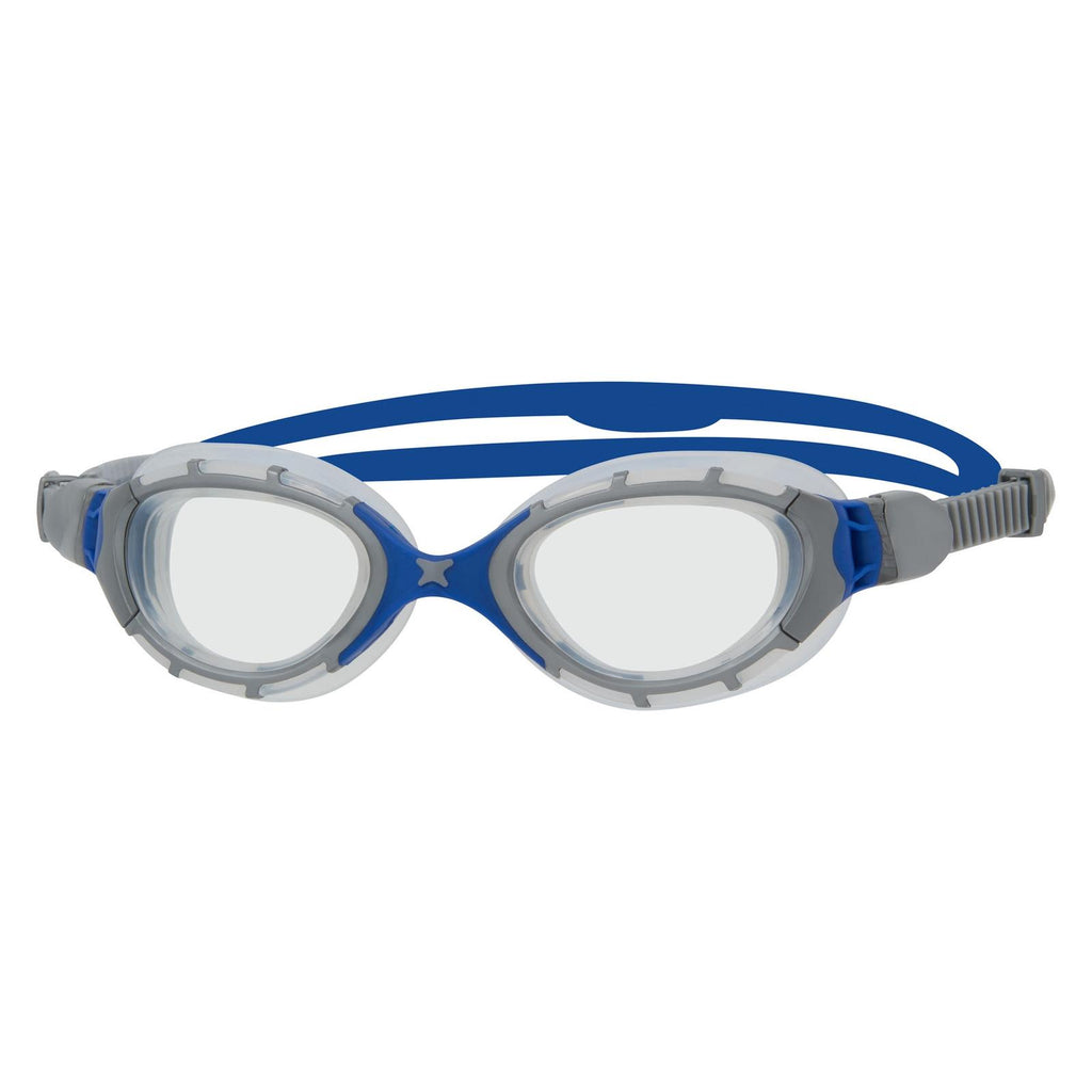 Lunettes de natation Predator Flex Gris-Bleu-Transparent Petite Zoggs 461041GYBLCLRS