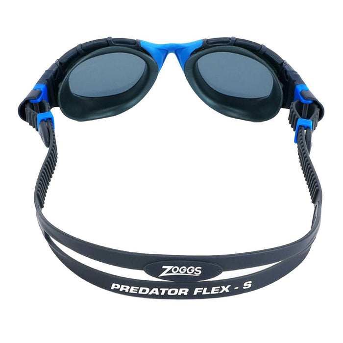 Lunettes de natation Predator Flex Gris-Bleu-Fumé Petite Zoggs 461041GYBLTSMS