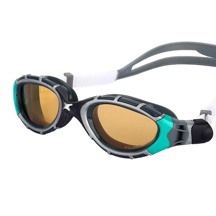 Lunettes de natation Predator Flex Polarisées Ultra Noir-Vert Standard Zoggs 461046BKGNPCPR