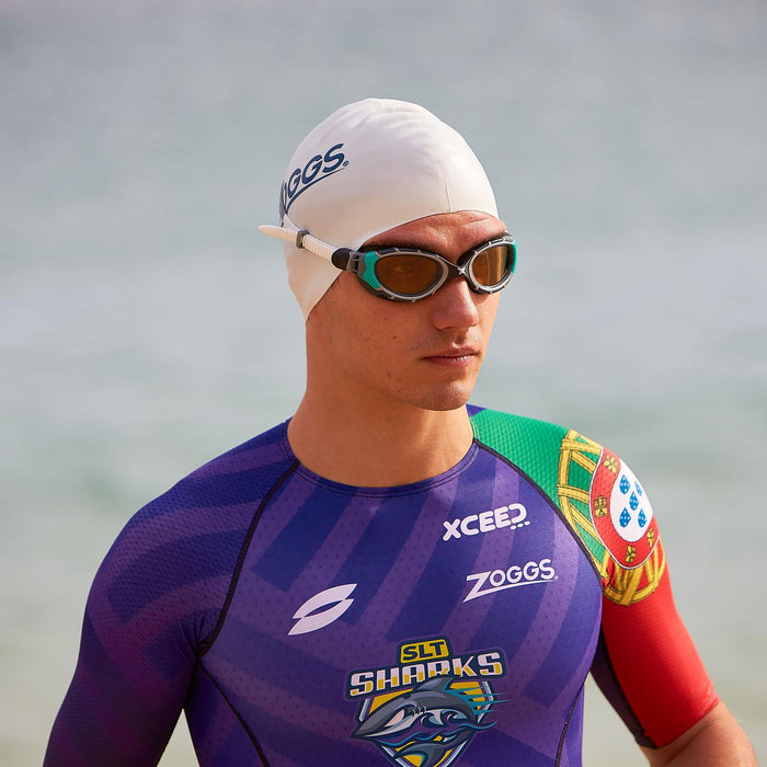 Lunettes de natation Predator Flex Polarisées Ultra Noir-Vert Petite Zoggs 461046BKGNPCPS