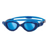 Lunettes de natation Predator Flex Titanium Bleu verres miroir bleus Petite Zoggs 461054BLBLMBLS