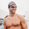 Lunettes de natation Predator Flex Titanium Gris-Noir verres miroir orange Petite Zoggs 461054GYBKMORS