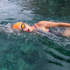Lunettes de natation Predator Titanium Gris-Noir verres miroir orange Standard Zoggs 461065GYBKMORR