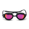 Lunettes de natation Predator Titanium Gris-Noir verres miroir roses Petite Zoggs 461065GYBKMPKS