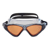 Masque de natation Tri Vision Gris-Noir, verres teintés cuivrés Zoggs 461075GYBKTCP