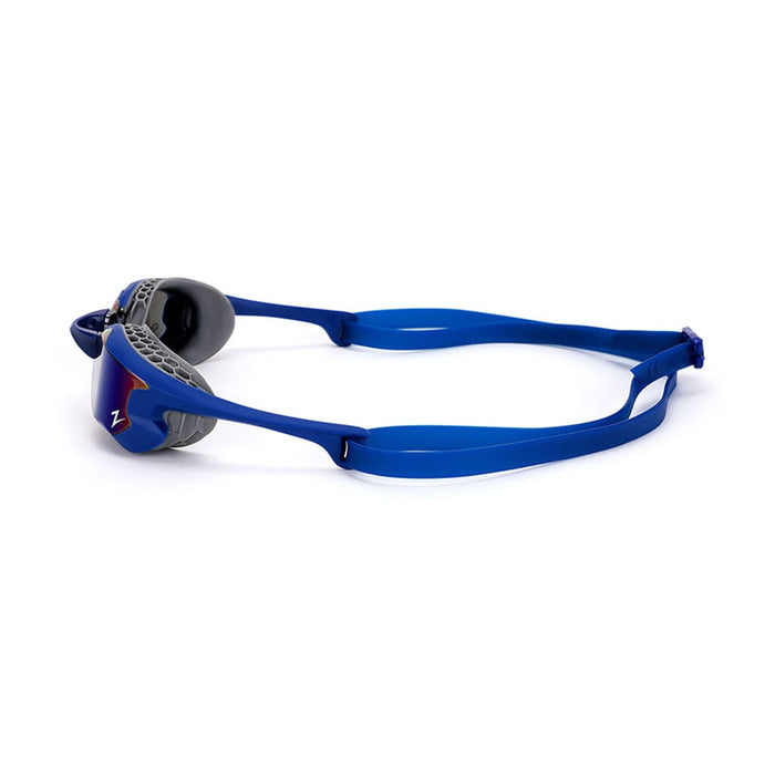 Occhialini da nuoto Raptor HCB Titanium Blu-Grigio Lenti specchiate blu scuro Zoggs 461085BLGYMDB