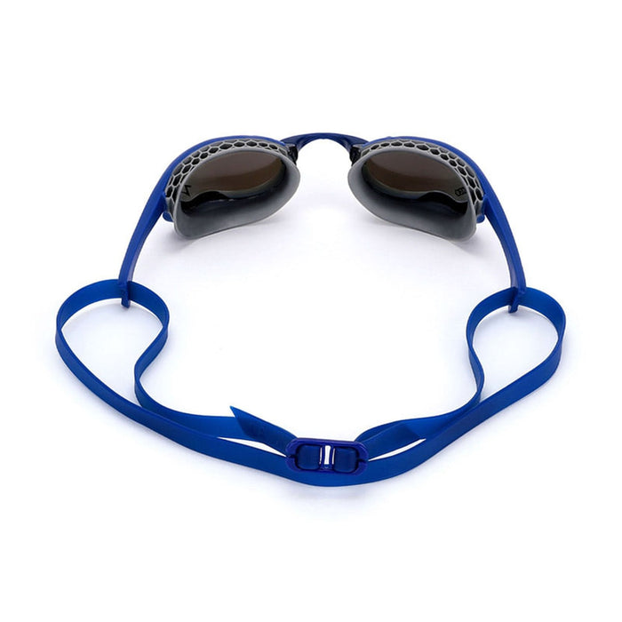 Occhialini da nuoto Raptor HCB Titanium Blu-Grigio Lenti specchiate blu scuro Zoggs 461085BLGYMDB