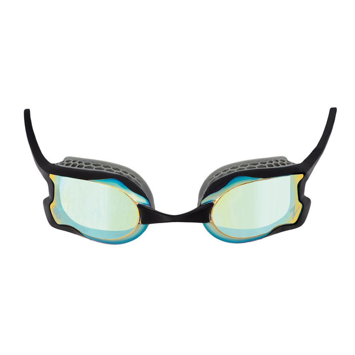 Occhialini da nuoto Raptor HCB Titanium Grigio-Nero Lenti specchiate blu Zoggs 461085GYBKMBL