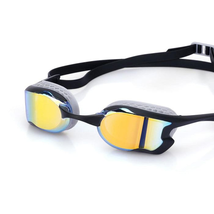 Occhialini da nuoto Raptor HCB Titanium Grigio-Nero Lenti specchiate blu Zoggs 461085GYBKMBL