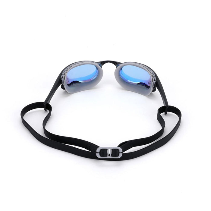 Occhialini da nuoto Raptor HCB Titanium Grigio-Nero Lenti specchiate blu Zoggs 461085GYBKMBL