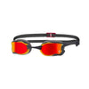 Occhialini da nuoto Raptor HCB Titanium Grigio-Nero Lenti specchiate rosse Zoggs 461085GYBKMRD