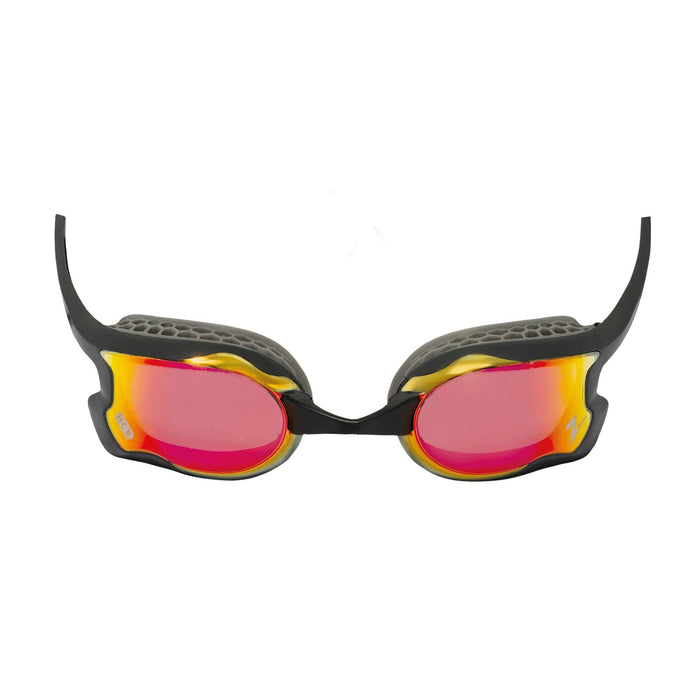 Occhialini da nuoto Raptor HCB Titanium Grigio-Nero Lenti specchiate rosse Zoggs 461085GYBKMRD