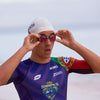 Occhialini da nuoto Raptor HCB Titanium Grigio-Nero Lenti specchiate rosse Zoggs 461085GYBKMRD