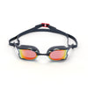 Occhialini da nuoto Raptor HCB Titanium Grigio-Nero Lenti specchiate rosse Zoggs 461085GYBKMRD