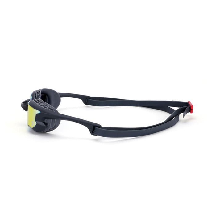 Occhialini da nuoto Raptor HCB Titanium Grigio-Nero Lenti specchiate rosse Zoggs 461085GYBKMRD