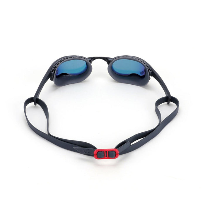 Occhialini da nuoto Raptor HCB Titanium Grigio-Nero Lenti specchiate rosse Zoggs 461085GYBKMRD