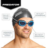 Swimming Goggles Predator Flex Titanium Reactor Black-Gold Regular Zoggs 461089BKGORTIR