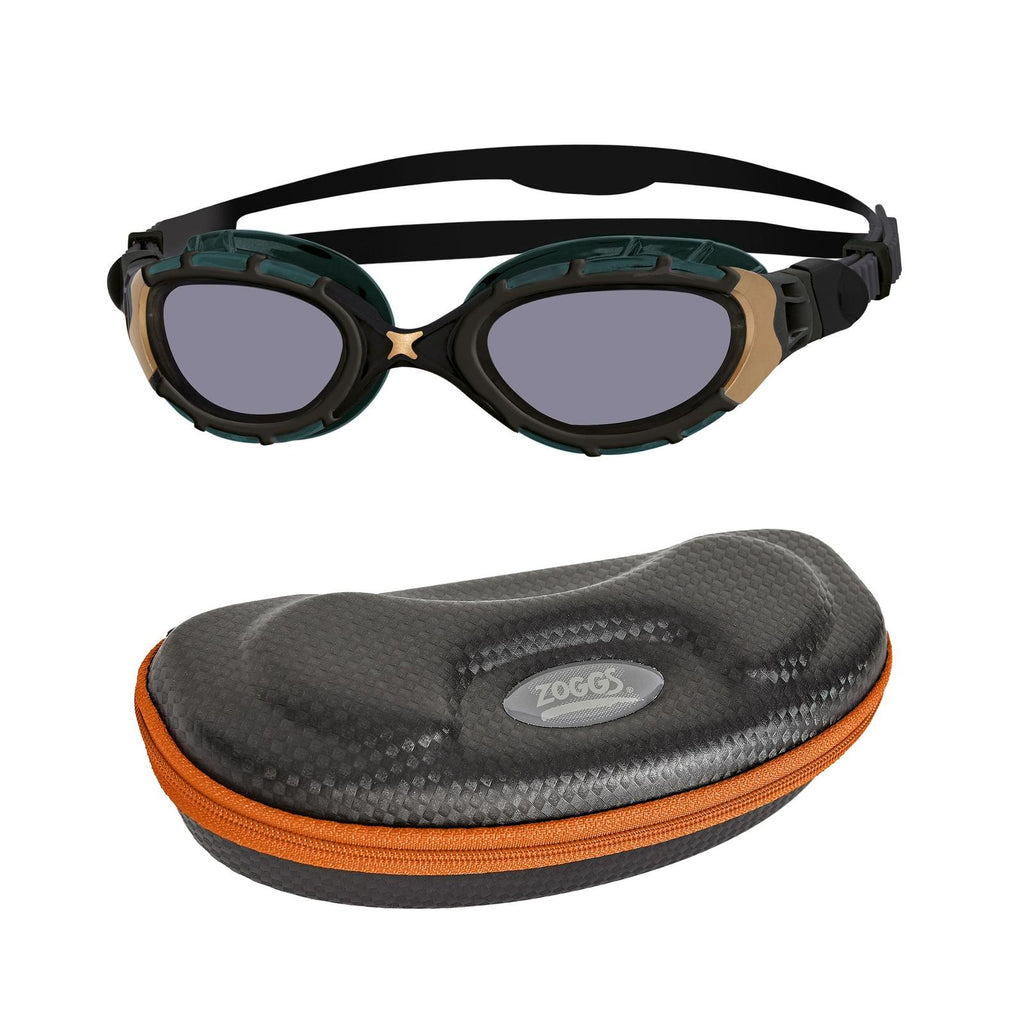 Swimming Goggles Predator Flex Titanium Reactor Black-Gold Regular Zoggs 461089BKGORTIR