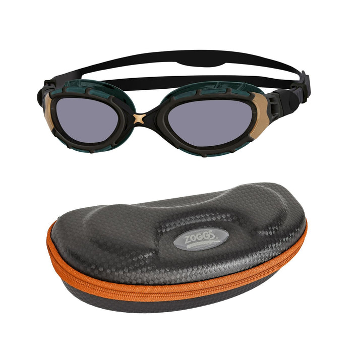 Swimming Goggles Predator Flex Titanium Reactor Black-Gold Regular Zoggs 461089BKGORTIR