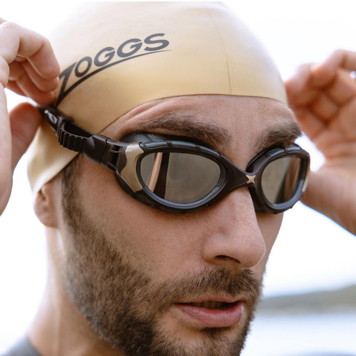 Lunettes de natation Predator Flex Titanium Reactor Noir-Or Petite Zoggs 461089BKGORTIS