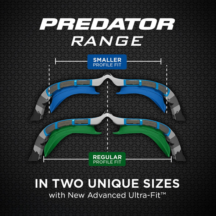 Lunettes de natation Predator Flex Titanium Reactor Noir-Or Petite Zoggs 461089BKGORTIS