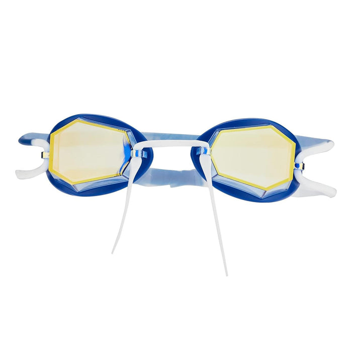 Occhialini da nuoto Diamond Titanium-Blu-Bianco Lenti specchiate oro Zoggs 461090BLWHMGD