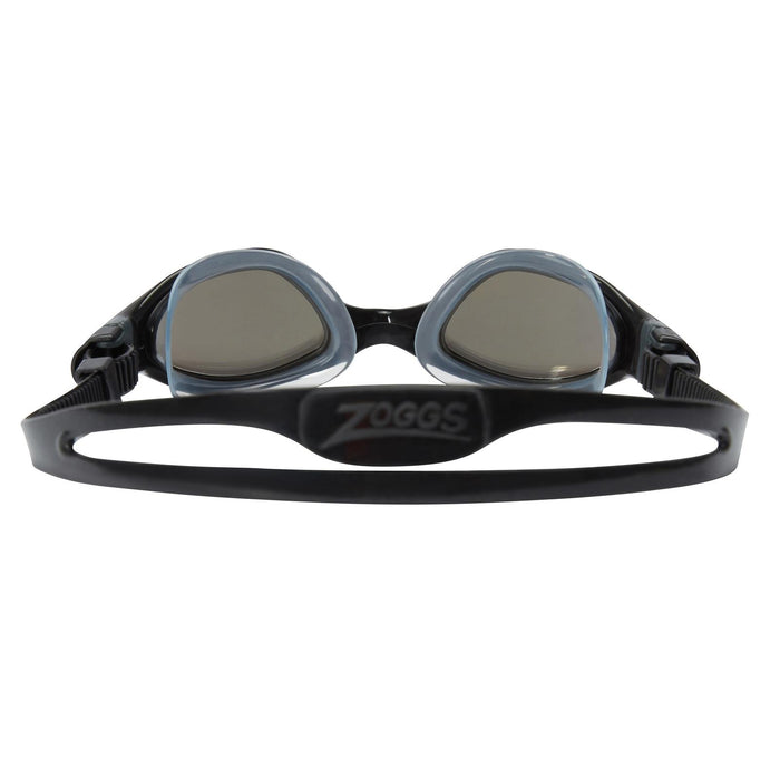 Lunettes de natation Tiger LSR++ Titanium Noir-Gris verres miroir dorés Petite Zoggs 461092BKGYMGDS